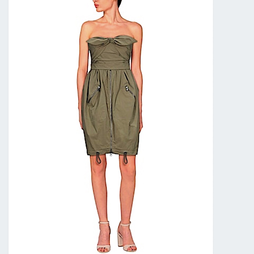 MOSCHINO Short dresses with zeper